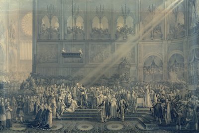 The Baptism of the King of Rome at Notre-Dame, 10th June 1811 by French School